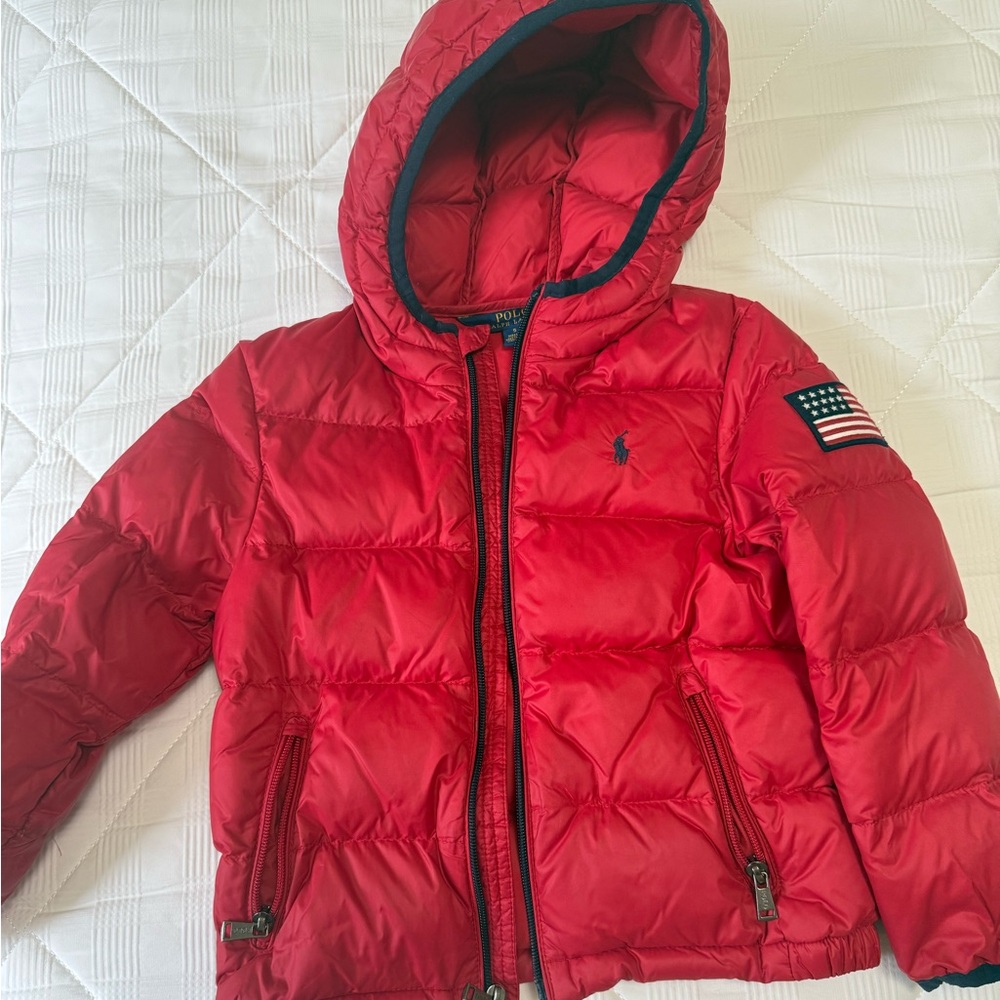 Polo by Ralph Lauren Red Puffer Jacket